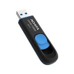 128 GB . USB kľúč . ADATA DashDrive™ Classic UV128 USB 3.0, čierno-modrý AUV128-128G-RBE