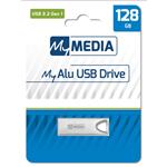 128GB USB Flash 3.2 MyAlu stříbrný, MyMedia 0023942692782