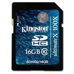 16GB Secure Digital SDHC Kingston class 10 G2