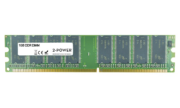 2-Power 1GB 400MHz DDR Non-ECC CL3 DIMM 2Rx8 ( DOŽIVOTNÍ ZÁRUKA ) MEM1002A