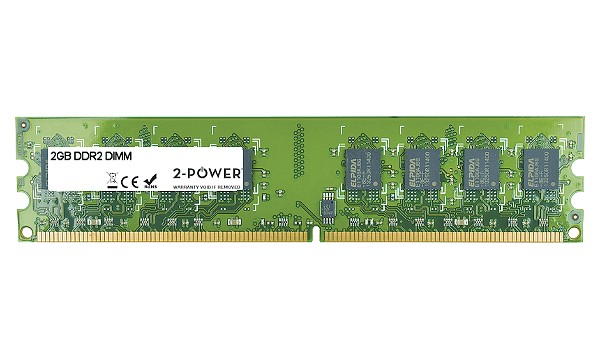 2-Power 2GB PC2-6400U 800MHz DDR2 Non-ECC CL6 DIMM 2Rx8 ( DOŽIVOTNÍ ZÁRUKA ) MEM1302A