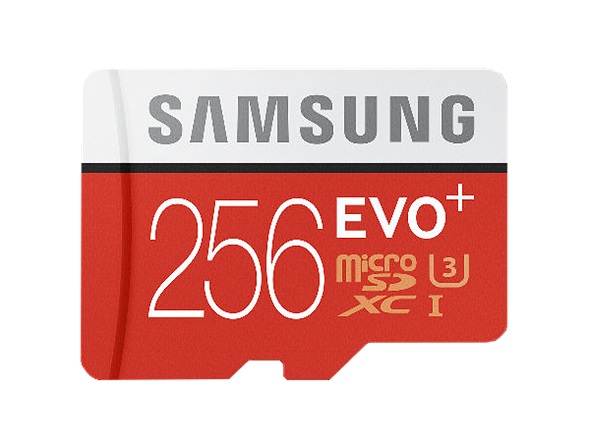 256 GB . microSDHC karta Samsung EVO Plus + adapter MB-MC256DA/EU