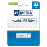 32GB USB Flash 3.2 MyAlu stříbrný, MyMedia 0023942692768
