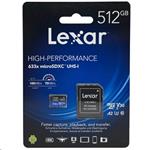 512GB Lexar® High-Performance 633x microSDXC™ UHS-I, up to 100MB/s read 70MB/s write C10 A2 V30 U3, Globa LSDMI512BB633A
