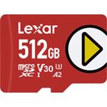 512GB Lexar® PLAY microSDXC™ UHS-I cards, up to 150MB/s read LMSPLAY512G-BNNNG