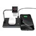 Adam Elements Omnia Q3 3-in-1 Wireless Charger + 24W charger - Black AEAPAADQ3BK