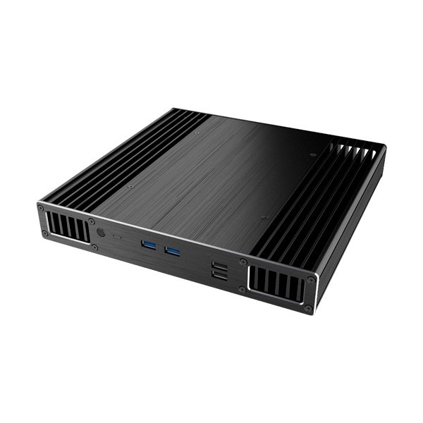 AKASA skříň Plato X7D / pro Dawson Canyon / 2,5" SSD/HDD / Kensington / 2x USB 3.0 / 2x USB 2.0 / černý A-NUC39-M1B