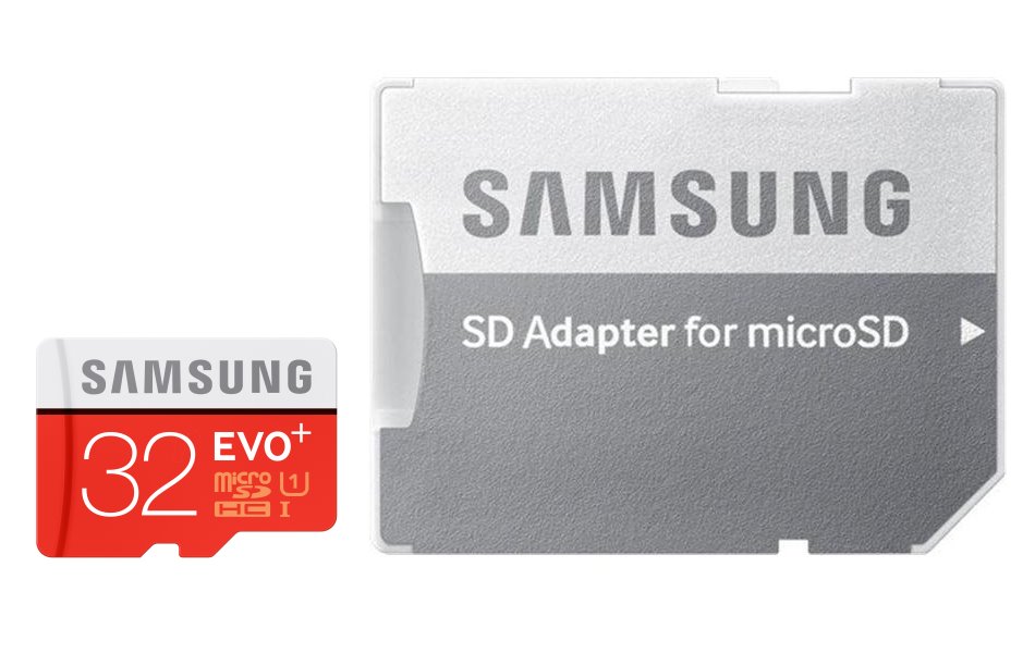 AKCE! Micro SDHC 32GB Samsung EVO PLUS + adaptér MB-MC32DA/EU