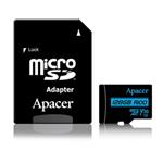 Apacer pamäťová karta Secure Digital, 128GB, micro SDXC, AP128GMCSX10U7-R, UHS-I U3, V30, s adaptér