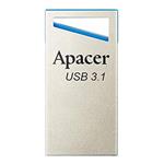 Apacer USB flash disk, USB 3.0 (3.2 Gen 1), 128GB, AH155, strieborný, AP128GAH155U-1, USB A, s pútk