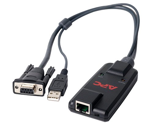 APC Serial Server Module - KVM extendér - USB - pro KVM 2G Enterprise Analog, Enterprise Digital/IP KVM-SERIAL