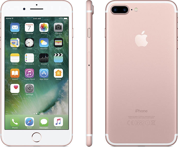 Apple iPhone 7 Plus - Chytrý telefon - 4G LTE Advanced - 128 GB - GSM - 5.5" - 1920 x 1080 pixelů ( MN4U2CN/A