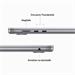 Apple MacBook Air 15 M2 15,3"/2880x1864/8GB/256GB SSD/M2/Ventura/Space Gray/1R MQKP3SL/A