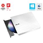 ASUS DVDRW External Slim SDRW-08D2S-U LITE/WHITE, Retail, biela