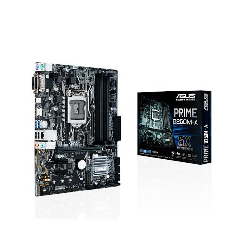ASUS PRIME B250M-A soc.1151 B250 DDR4 mATX 1xPCIe USB3 GL iG D-Sub DVI HDMI 90MB0SR0-M0EAY0