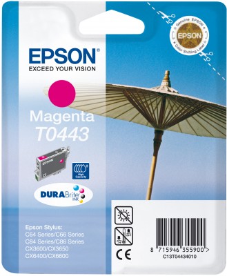 Atrament Epson S C64/C66/C84/CX3650/CX6400 magenta HC C13T04434010
