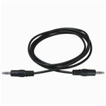 Audio kábel Jack (3.5mm) samec - Jack (3.5mm) samec, 5m, čierny