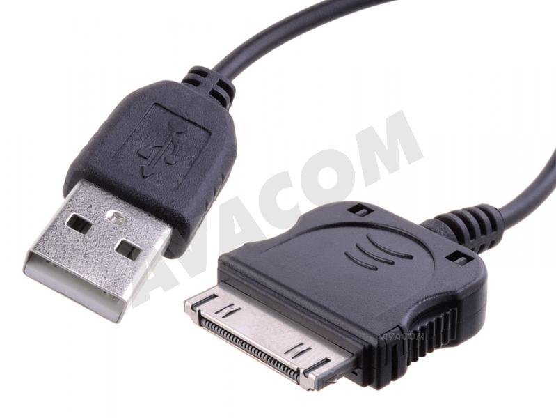 AVACOM USB nabíjecí kabel pro Apple iPhone 3G, 4, iPod (30pin konektor) délka 22cm