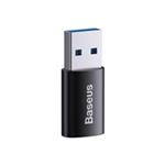 Baseus Ingenuity mini OTG adaptér USB-A 3,1A samec na USB-C samice, černá ZJJQ000101