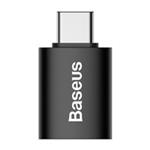 Baseus Ingenuity mini OTG adaptér USB-C samec na USB-A samice 3,1A, černá ZJJQ000001