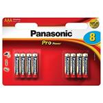 Batéria alkalická, AAA, 1.5V, Panasonic, blister, 8-pack, 265949, Pro Power