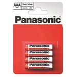 Batéria zinkouhlíková, AAA, 1.5V, Panasonic, blister, 4-pack