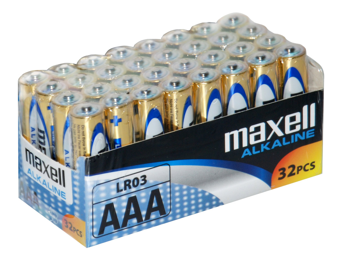 Batérie Maxell Alkaline AAA 32ks balenie LR03