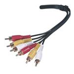 BELKIN Audio/video kabel 3xcinch,3m,Gold Series