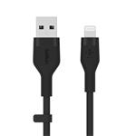 Belkin kabel USB-A na LTG_silikon, 1M, černý CAA008bt1MBK