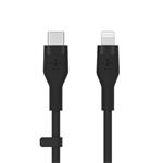 Belkin kabel USB-C na LTG_silikon, 1M, černý CAA009bt1MBK
