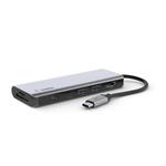 Belkin USB-C 7in1 Multiport adapter - 4K HDMI, USB-C PD 3.0, 2x USB-A 3.0, čtečka SD a micro SD karet, 3,5mm AVC009btSGY