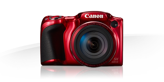 Canon PowerShot SX420 IS red (20 Mpx, 42x zoom, IS, 3" LCD, HD video, Wi-Fi) 1069C002AA