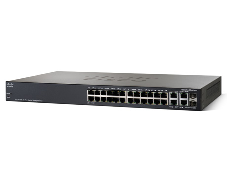 Cisco SG300-28, 26xGigabit+ 2xSFP Switch SRW2024-K9-EU
