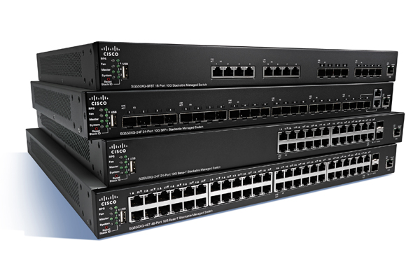 Cisco Small Business SG350X-48 - Přepínač - řízený - 48 x 1000Base-T + 2 x combo 10 Gigabit SFP+ + SG350X-48-K9-EU