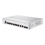 Cisco switch CBS250-8T-E-2G-UK, 8xGbE RJ45, 2xRJ45/SFP combo, fanless - REFRESH CBS250-8T-E-2G-UK-RF
