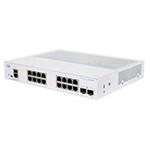 Cisco switch CBS350-16T-2G-UK, 16GbE RJ45, 2xSFP, fanless - REFRESH CBS350-16T-2G-UK-RF