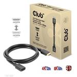 Club3D prodlužovací HDMI kabel, 4K120Hz, 8K60Hz, 48Gbps, M/F, 1m CAC-1322
