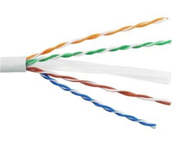 CNS kabel FTP, Cat5E, drát, PVC, box 305m - šedá