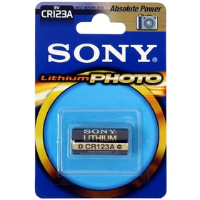 CR123A lithium bateria SONY