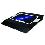 CRONO CB156/ aktivní chladící podložka pro notebook do 15.6"/ modré LED podsvícení CB00156