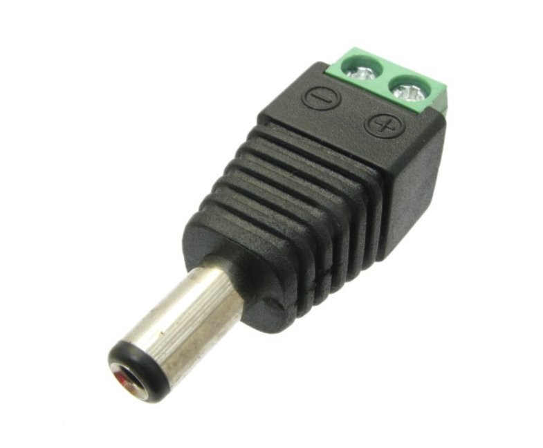 DC napájecí konektor 2.1mm se svorkovnicí - DCSV21