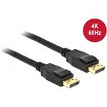 Delock Displayport 1.2 kabel samec > Displayport samec 4K 60 Hz 1,5 m 85508