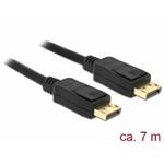 Delock Displayport 1.2 kabel samec > Displayport samec 4K 60 Hz 7 m 84860