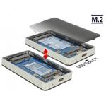 Delock Externí pouzdro M.2 Key B 42 mm / mSATA SSD > USB Type-C™ 3.1 Gen 2 samice 42592