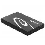 Delock Externí pouzdro pro HDD / SSD SATA 2.5? s rozhraním SuperSpeed USB 10 Gbps (USB 3.1 Gen 2) 42611