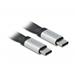 Delock FPC plochý stuhový kabel, USB Type-C™ na VGA (DP Alt Mode), 13 cm 86935