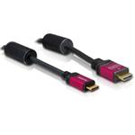 DeLOCK - HDMI kabel - HDMI (M) do mini HDMI (M) - 3 m 84337