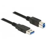 DeLOCK - Kabel USB - USB typ A (M) do USB Type B (M) - USB 3.0 - 5 m - černá 85070
