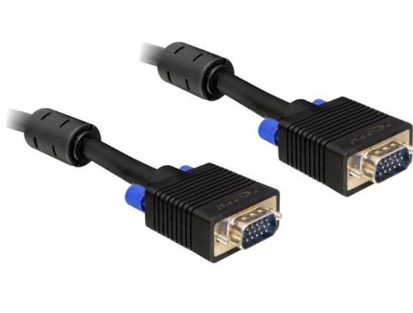 DeLOCK - Kabel VGA - HD-15 (VGA) (M) do HD-15 (VGA) (M) - 2 m 82557