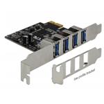 Delock Karta PCI Express USB 3.0 na 4 x externí konektor Typ-A (zásuvka) 90304